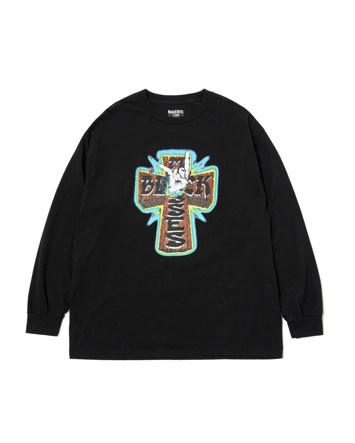 MASSES / T-SHIRT L/S CROSS HAND (1251015015)