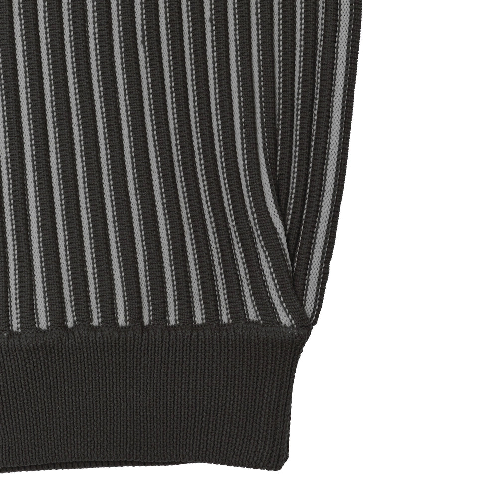 MAGIC STICK / 2TONE STRIPES RIB CREW  (25SS-MS1-007)