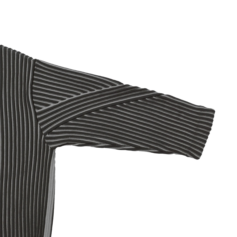 MAGIC STICK / 2TONE STRIPES RIB CREW  (25SS-MS1-007)