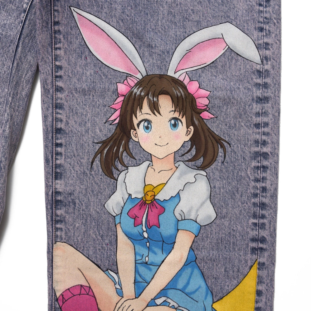 doublet / ANIME HAND PAINTING DENIM PANTS (25SS06PT296)