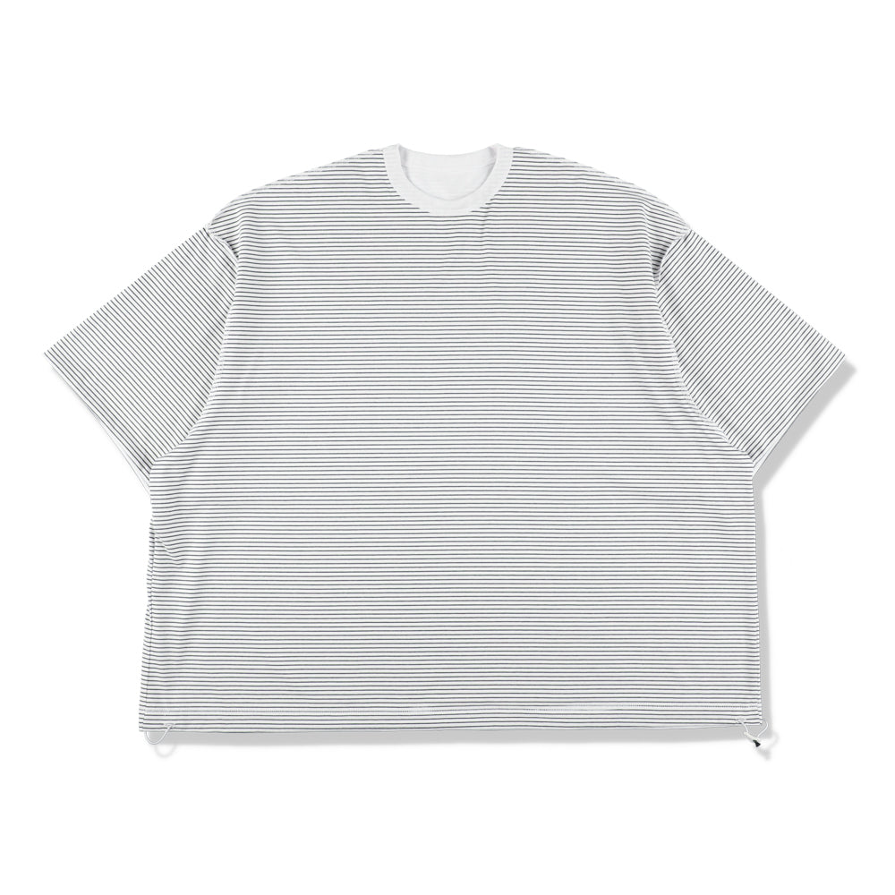 is-ness / REVERSIBLE BALLOON BORDER T-SHIRT (25SS_06_1007SSCST05)