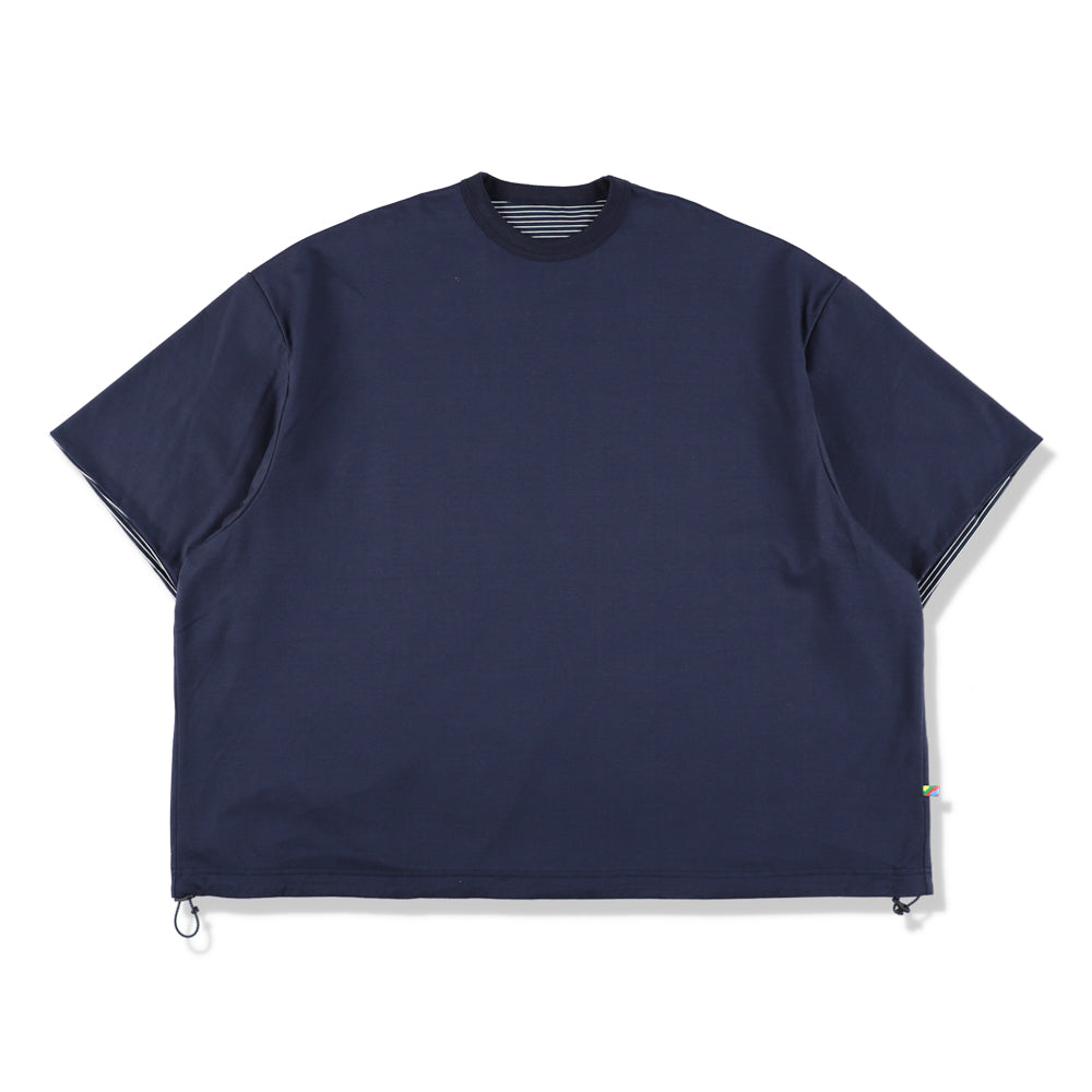 is-ness / REVERSIBLE BALLOON BORDER T-SHIRT (25SS_06_1007SSCST05)