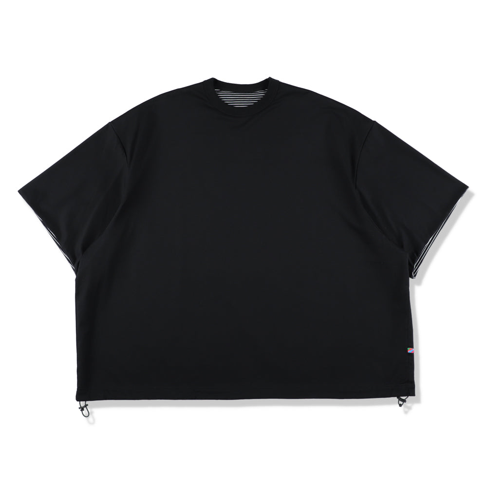 is-ness / REVERSIBLE BALLOON BORDER T-SHIRT (25SS_06_1007SSCST05)