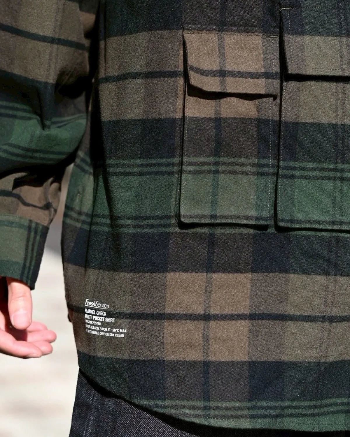 FreshService / FLANNEL CHECK MULTI POCKET SHIRT (FSC254-50059)