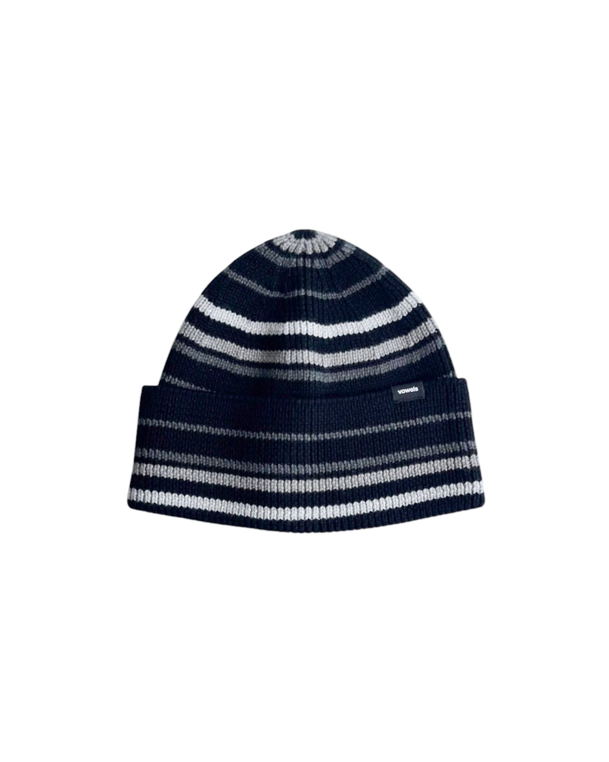 vowels / Stripe Beanie (VO-26AW-AC066)