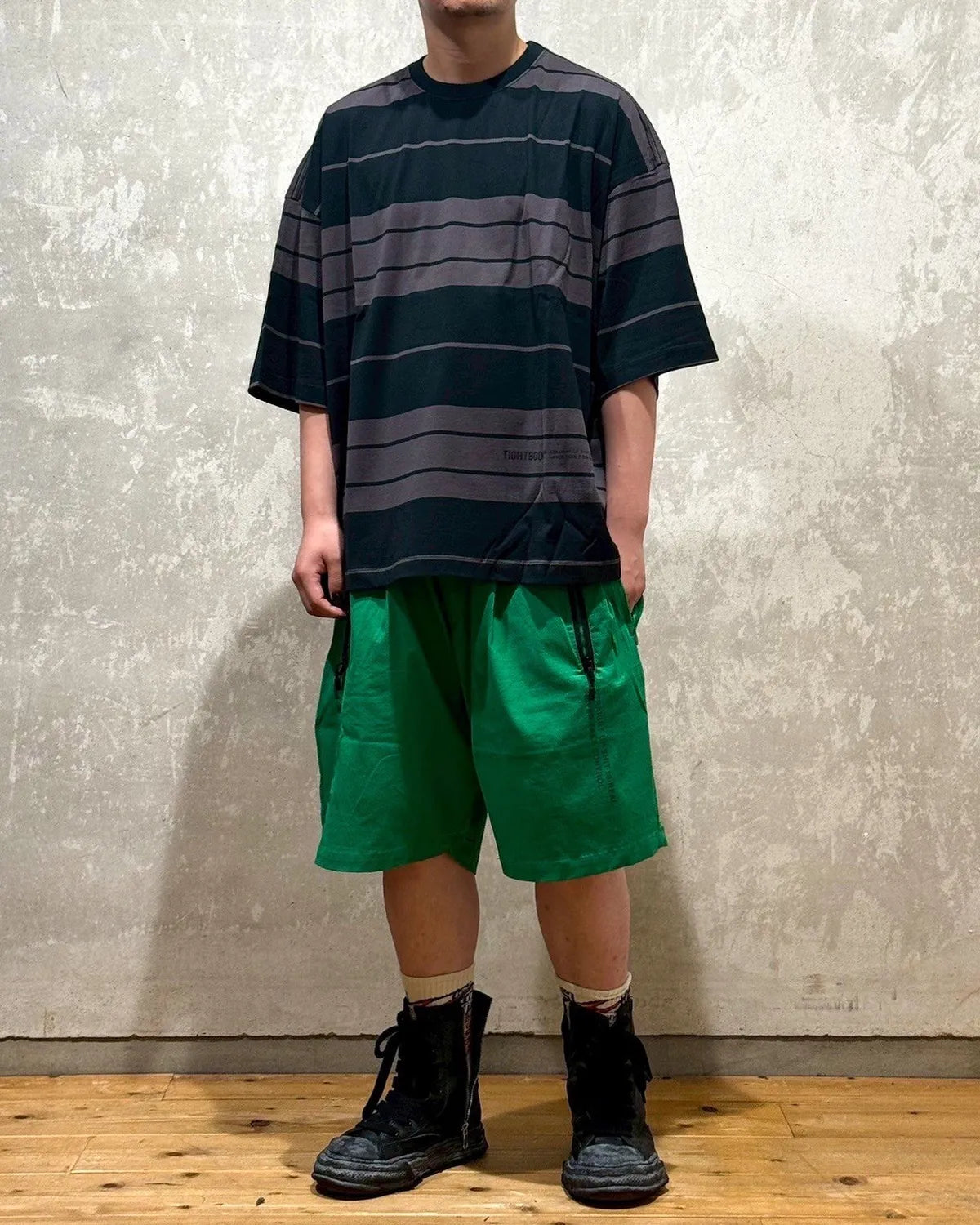 TIGHTBOOTH / BORDER S/S T-SHIRT (00009404)