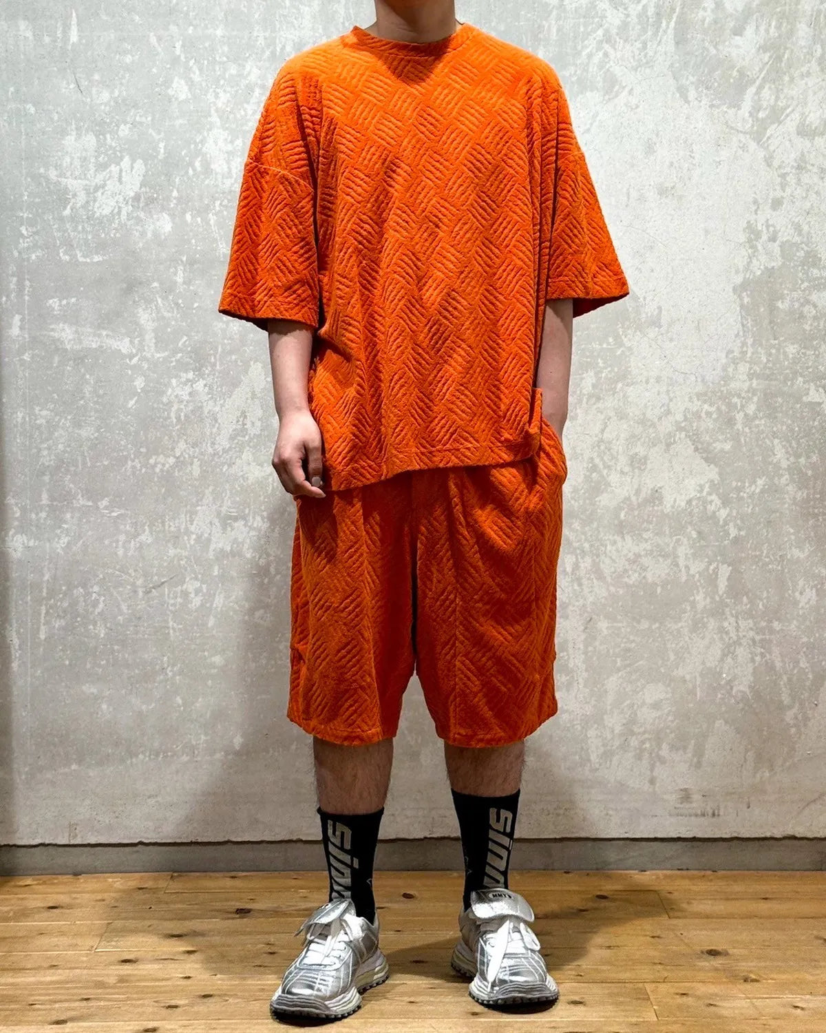 TIGHTBOOTH / CHECKER PLATE BIG SHORTS (00009088)
