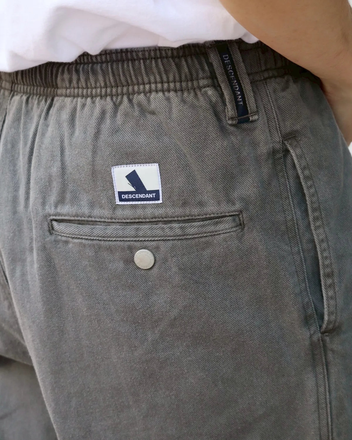 DESCENDANT / SHORE TWILL BEACH TROUSERS PIGMENT DYE (252TQDS-PTM03)