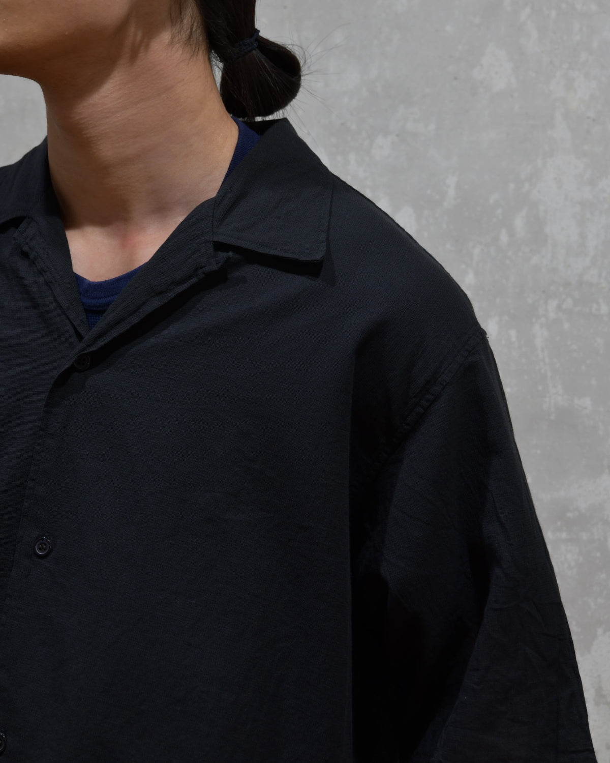 marka / OPEN COLLAR S/S SHIRT (M26A16SH01B)