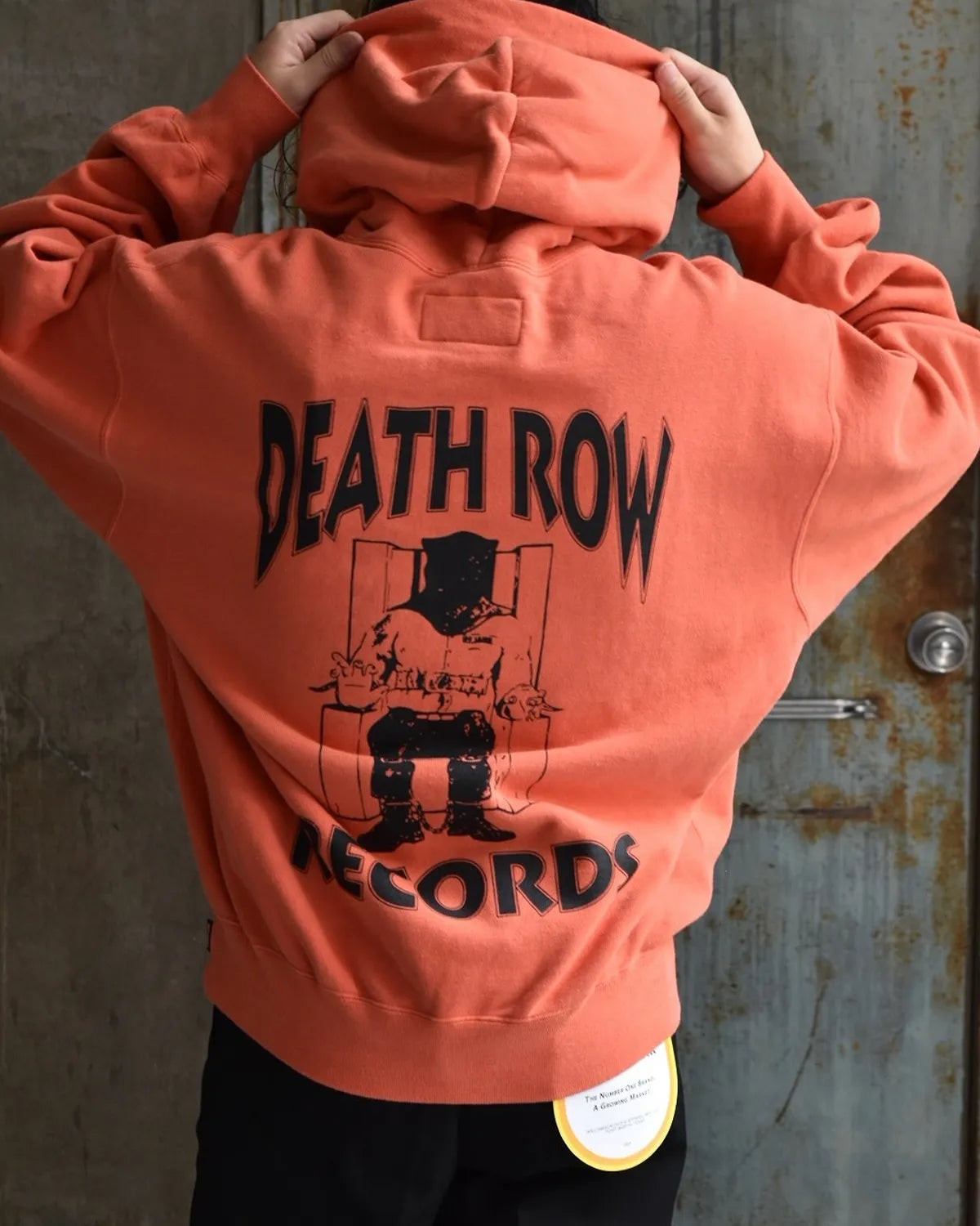 WACKO MARIA × DEATH ROW RECORDS / GARMENT DYED HOODED SWEAT SHIRT (DEATHROW-WM-SS02)