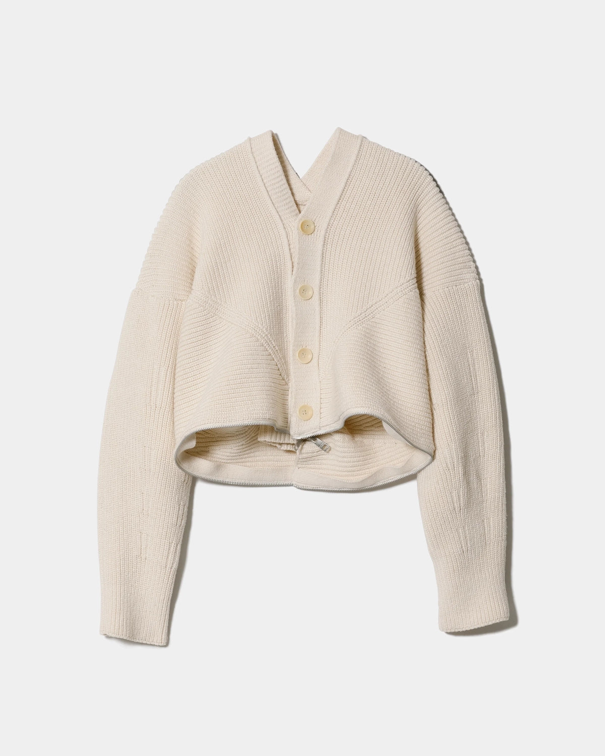 beautiful people / double-end fluffed cotton cardigan -Women's- (1646212001)