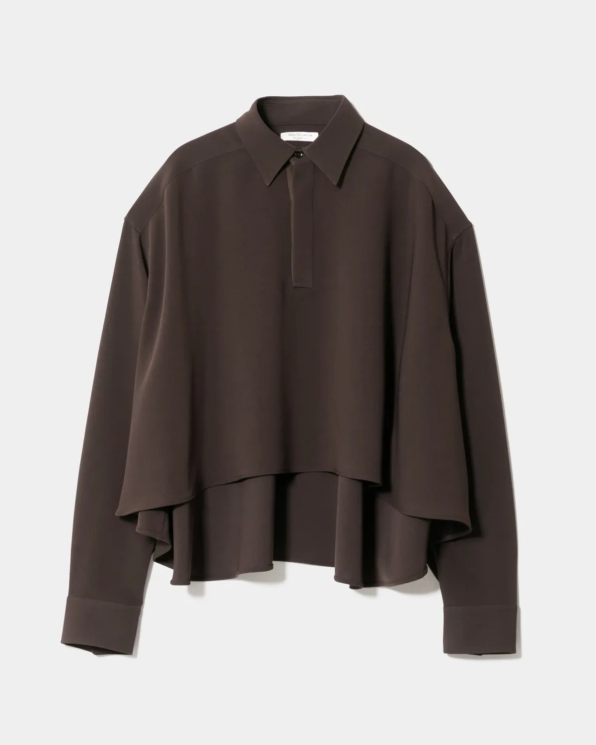 beautiful people / triacetate double cloth tailcoat shirt -Women's- (1646106001)