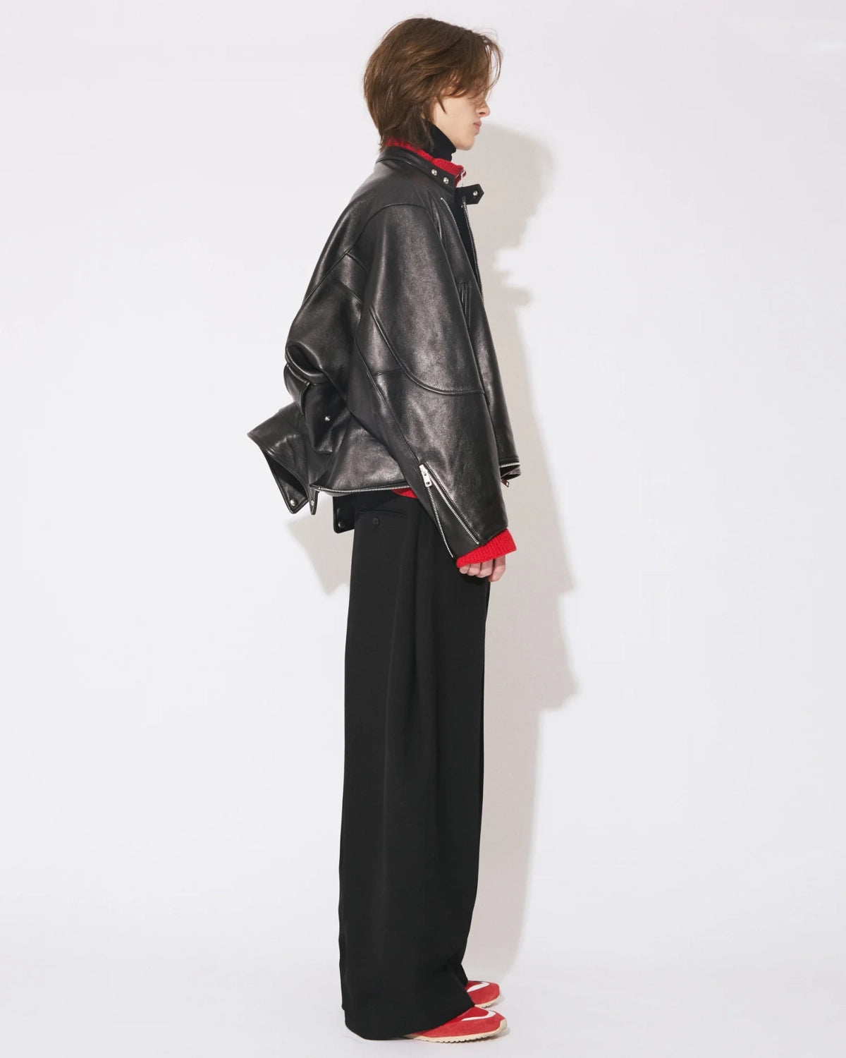 beautiful people / double-end vintage leather GT riders jacket (1646102427)