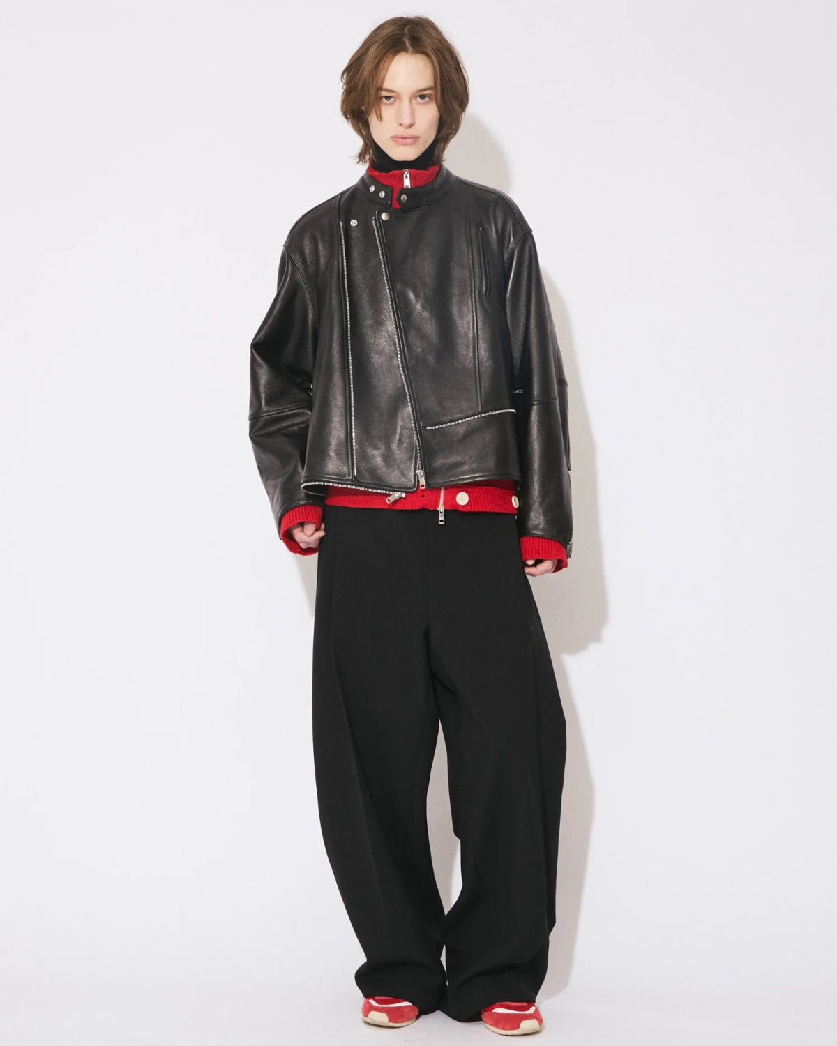 beautiful people / double-end vintage leather GT riders jacket (1646102427)