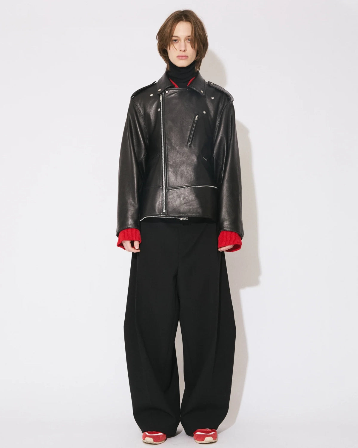 beautiful people / double-end vintage leather GT riders jacket (1646102427)