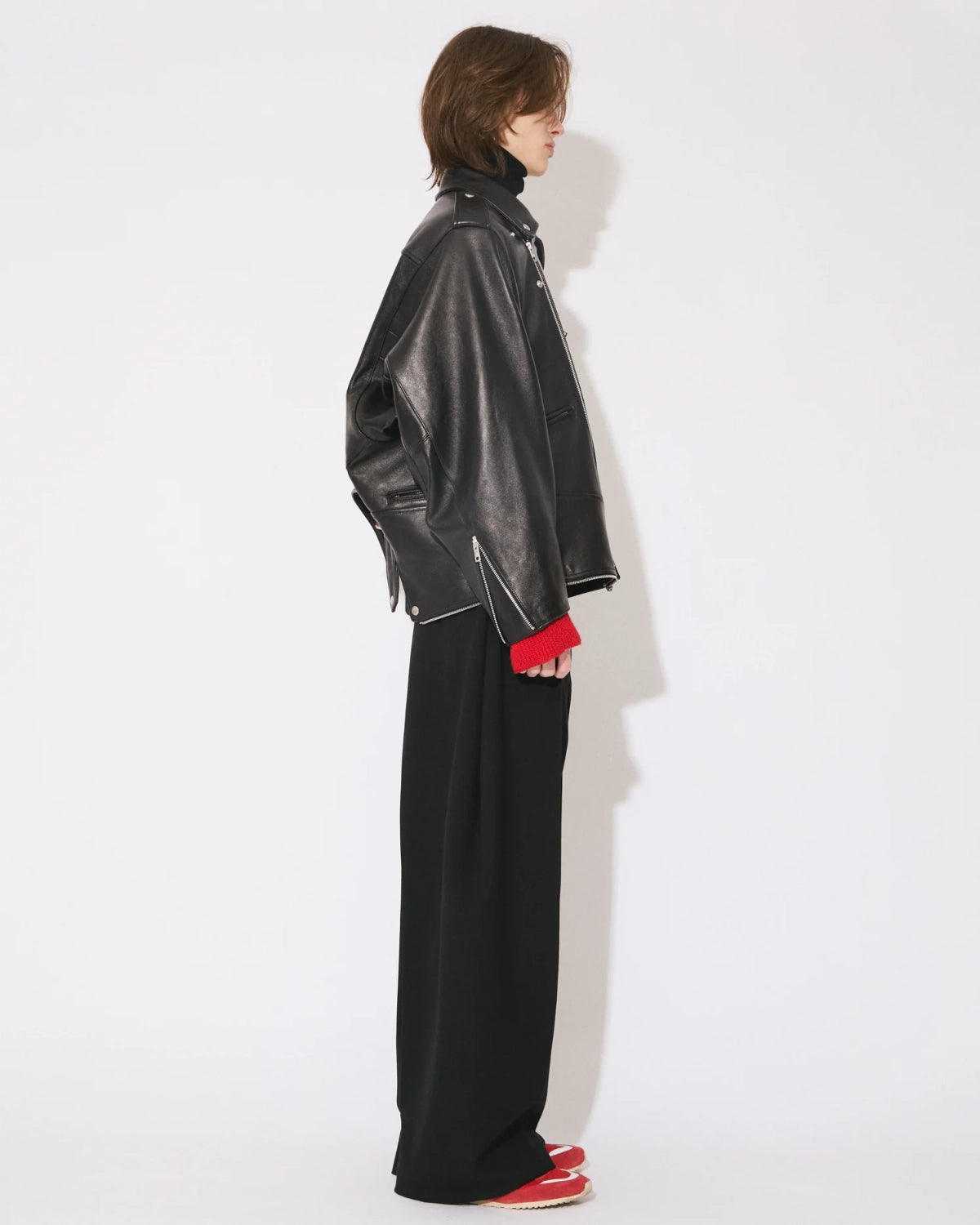 beautiful people / double-end vintage leather GT riders jacket (1646102427)