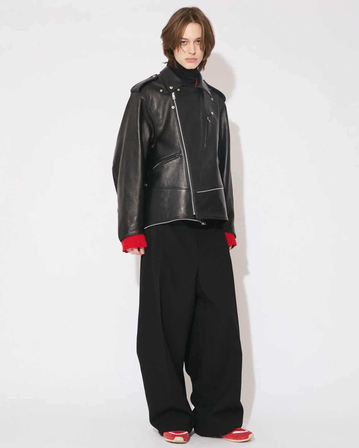 beautiful people / double-end vintage leather GT riders jacket (1646102427)