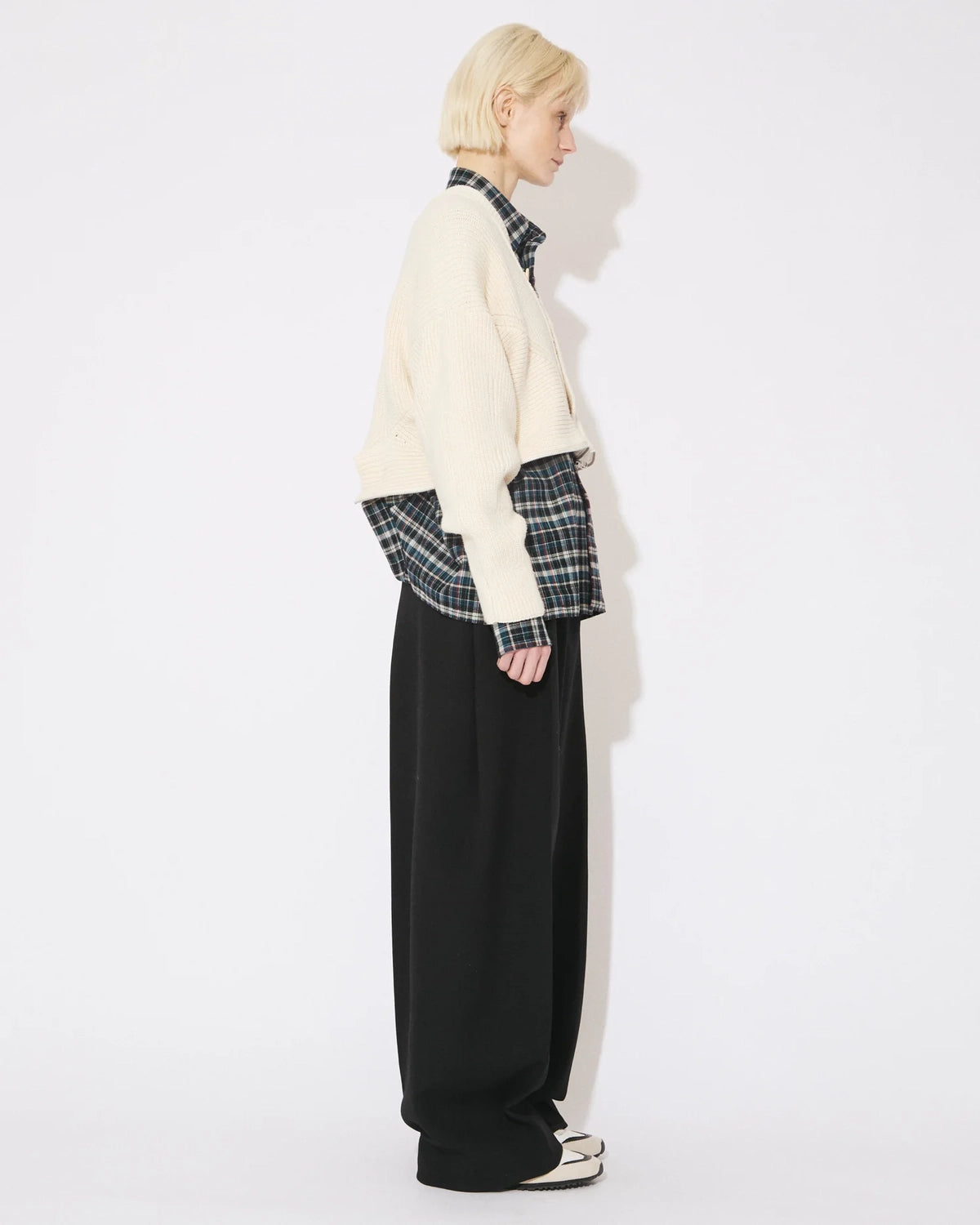 beautiful people / double-end fluffed cotton cardigan -Women's- (1646212001)