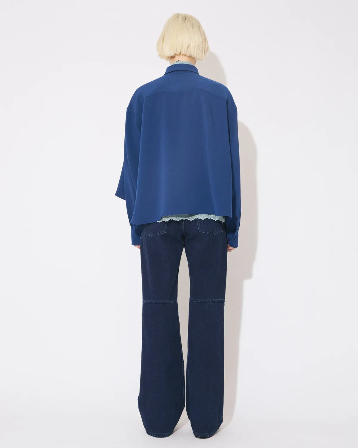 beautiful people / triacetate double cloth tailcoat shirt -Women's- (1646106001)