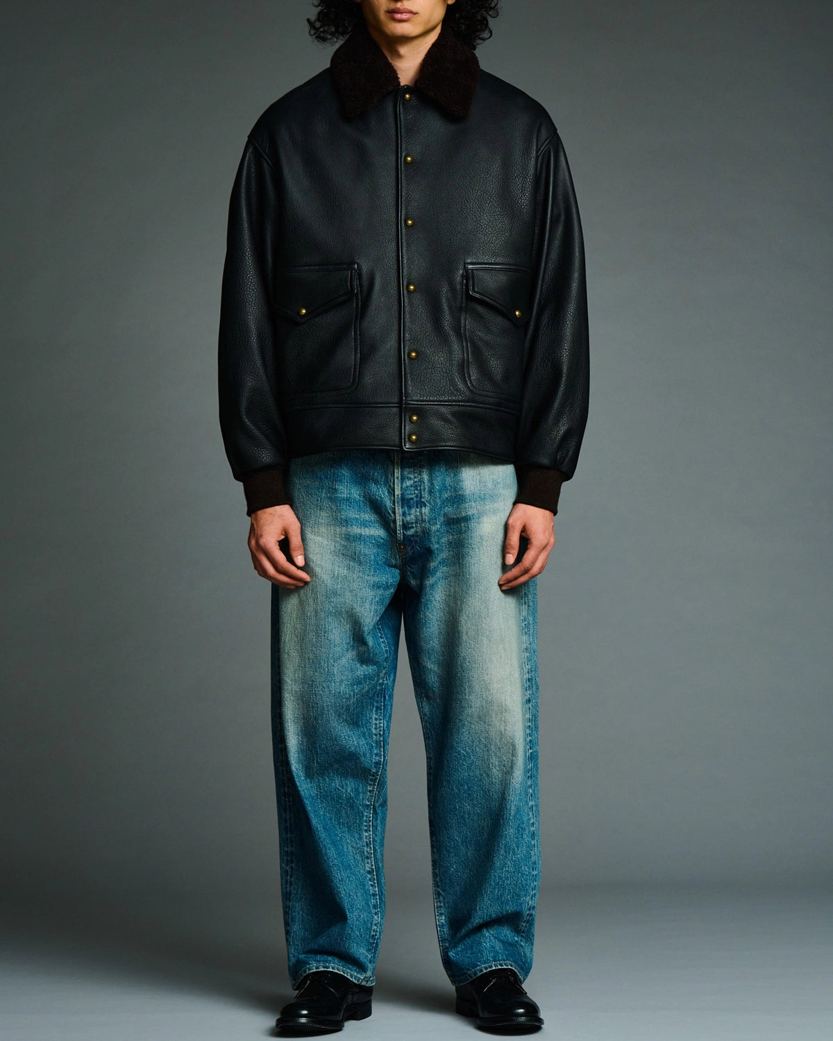 A.PRESSE / Leather A-1 Flight Jacket (26AAP-01-03)