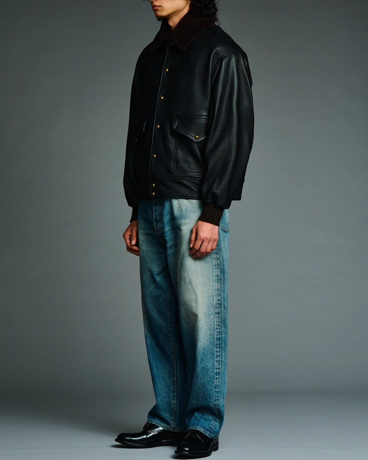 A.PRESSE / Leather A-1 Flight Jacket (26AAP-01-03)