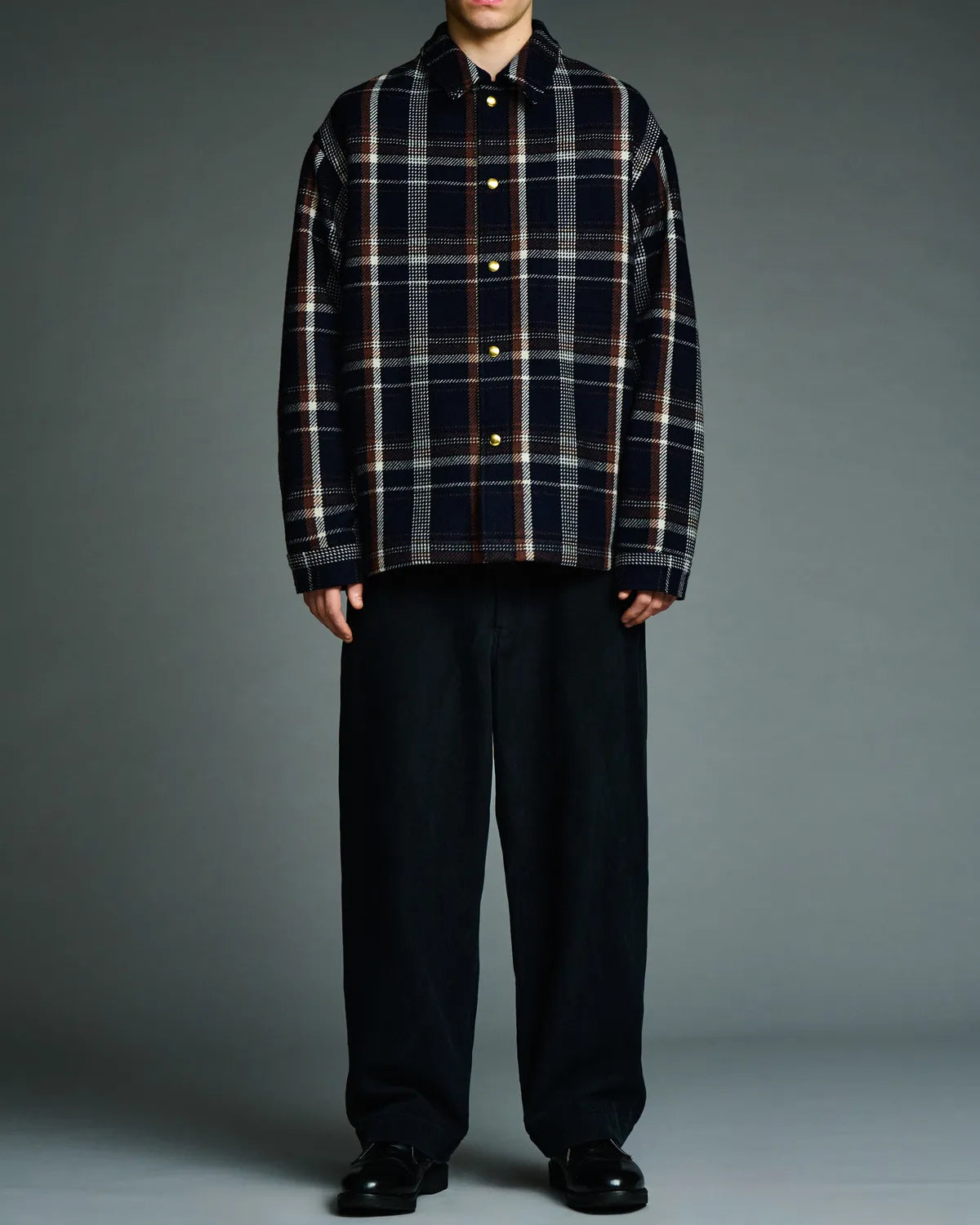 A.PRESSE / Wool Cashmere CPO Shirt (26AAP-02-10)