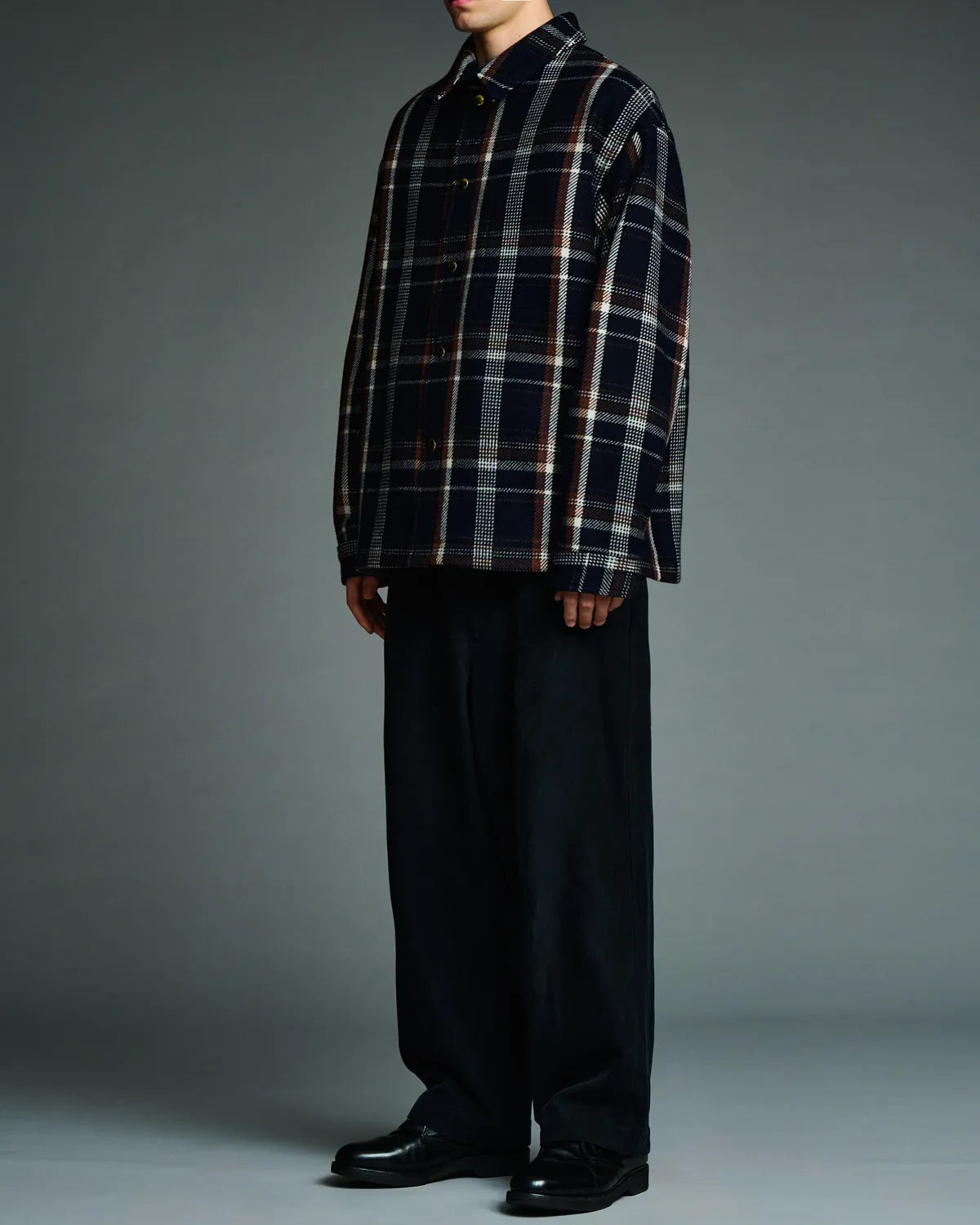 A.PRESSE / Wool Cashmere CPO Shirt (26AAP-02-10)