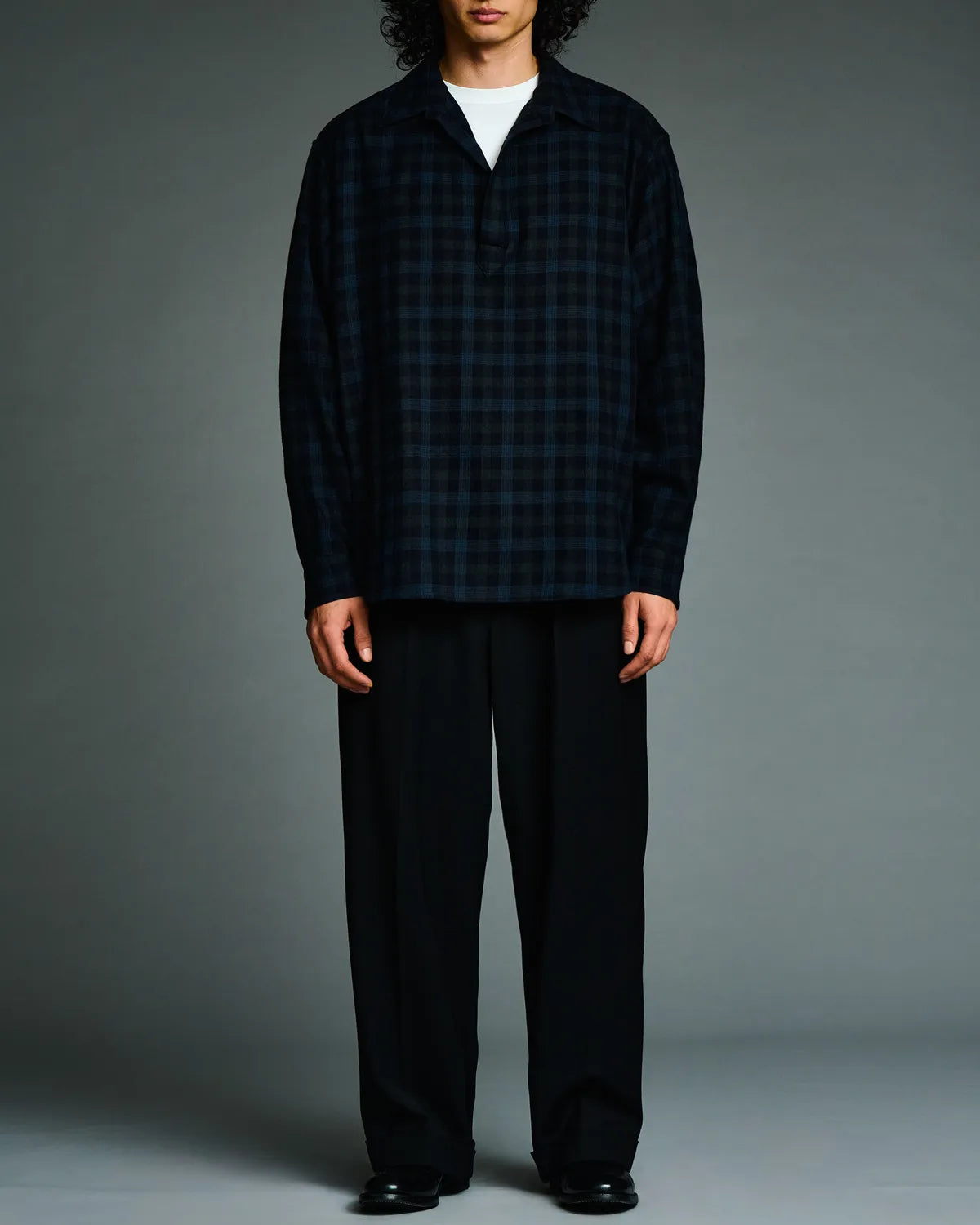 A.PRESSE / Wool Skipper Shirt (26AAP-02-20)