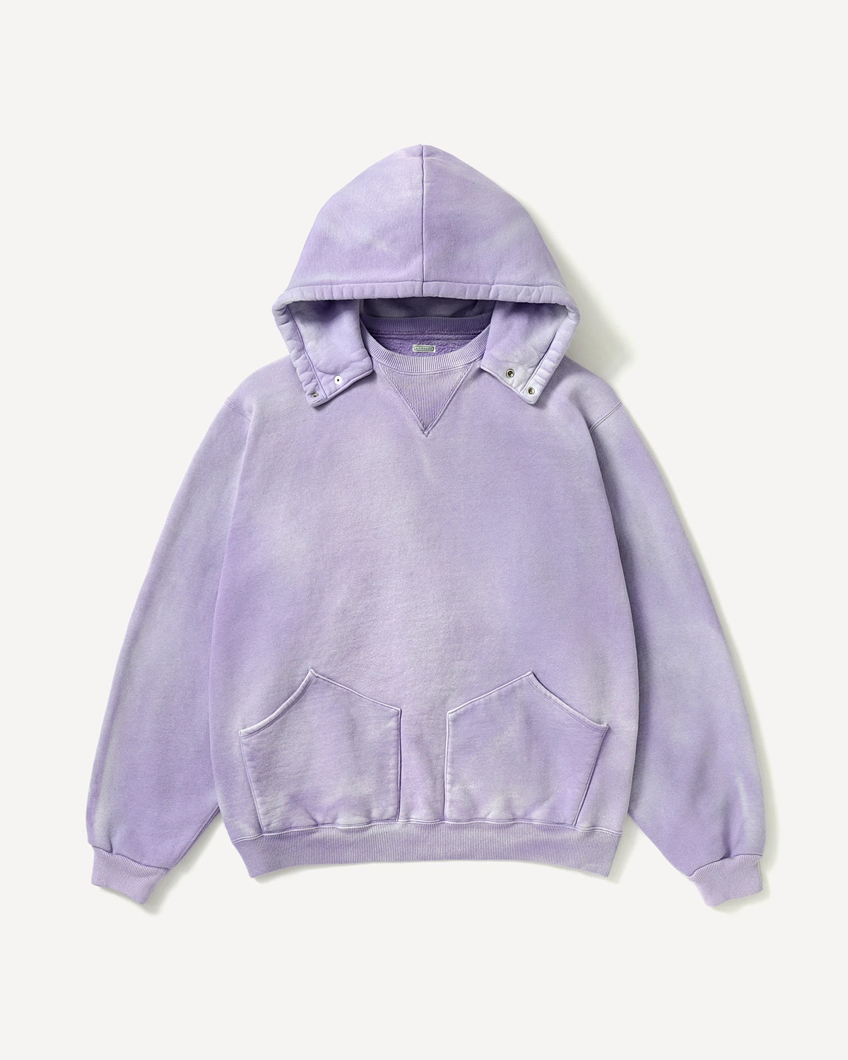 A.PRESSE / Vintage Attached Snap Hood Sweat Parka (26AAP-05-13)