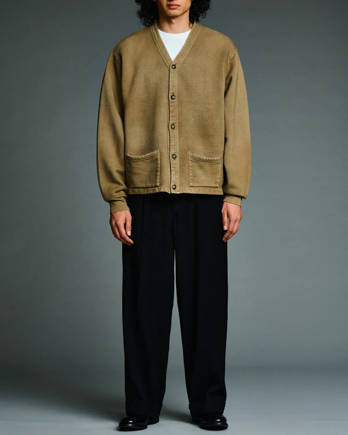 A.PRESSE / Vintage Sweat Cardigan (26AAP-05-14)