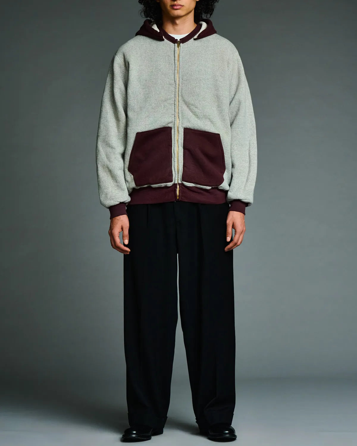 A.PRESSE / Vintage Attached Hood Zip Parka (26AAP-05-15)