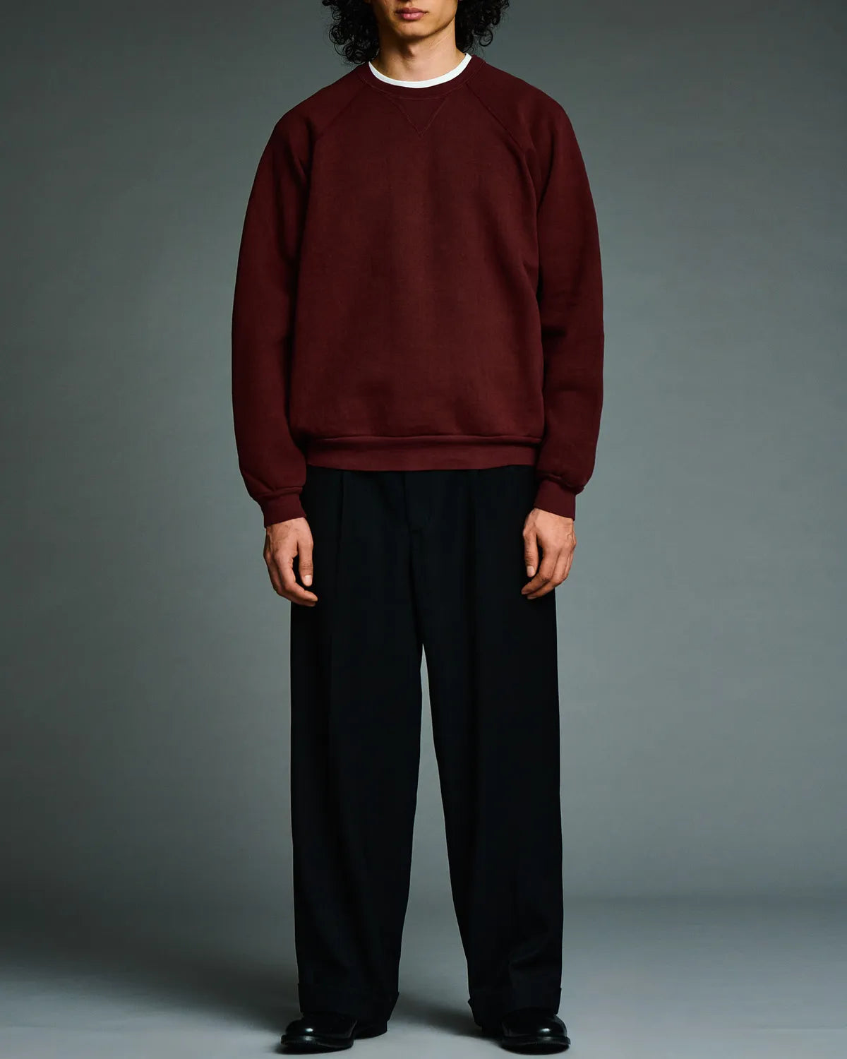 A.PRESSE / Vintage Double V Sweatshirt (26AAP-05-16)