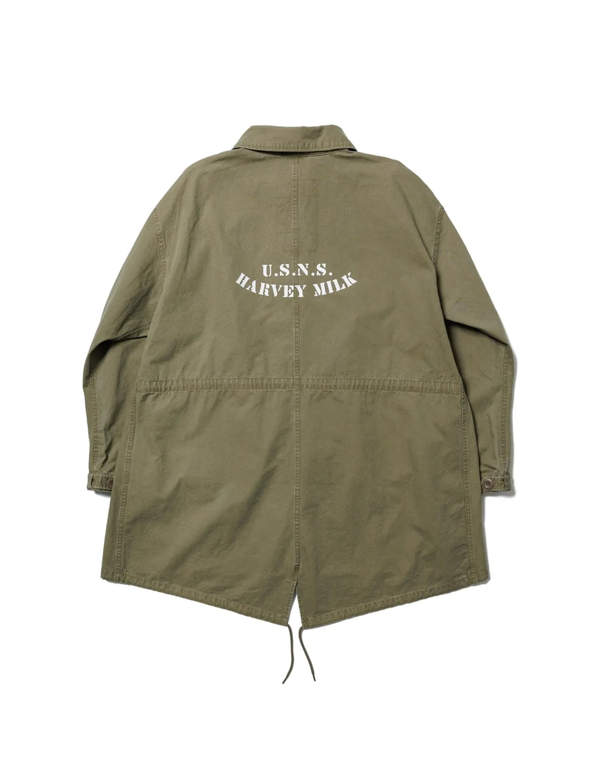 ECSTATIC RESEARCH / FISHTAIL TRENCH COAT (EC0005-0105)