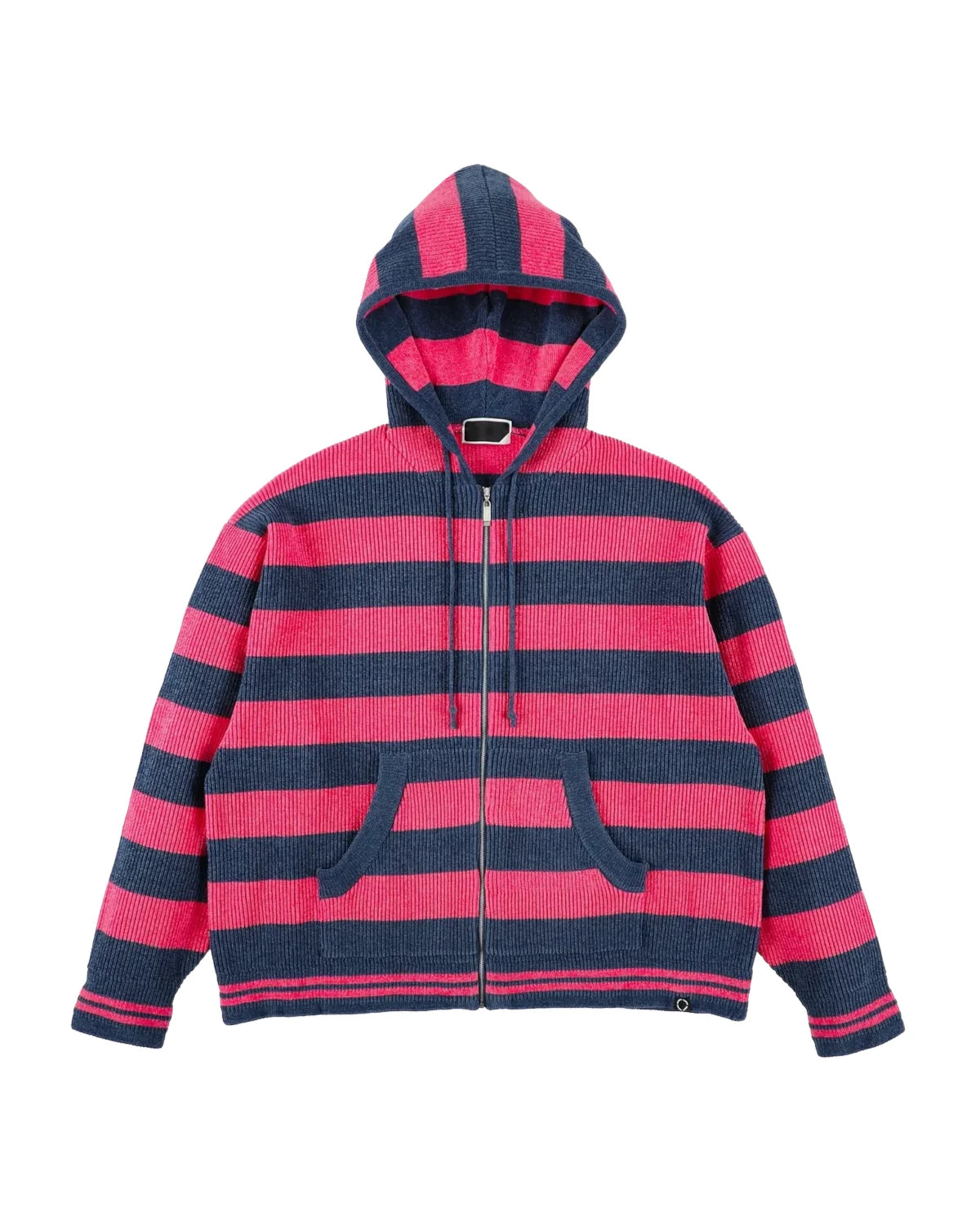 PHINGERIN / CORDY KNIT ZIP HOODIE STRIPE (PD-262-KN-092)
