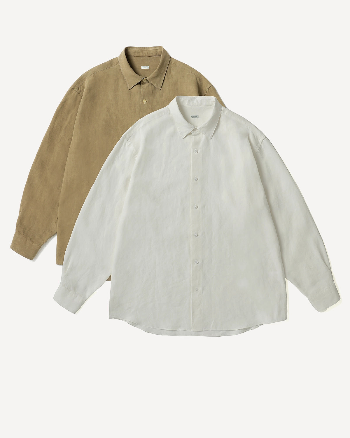 A.PRESSE / Hemp Regular Collar Shirts (26SAP-02-10)