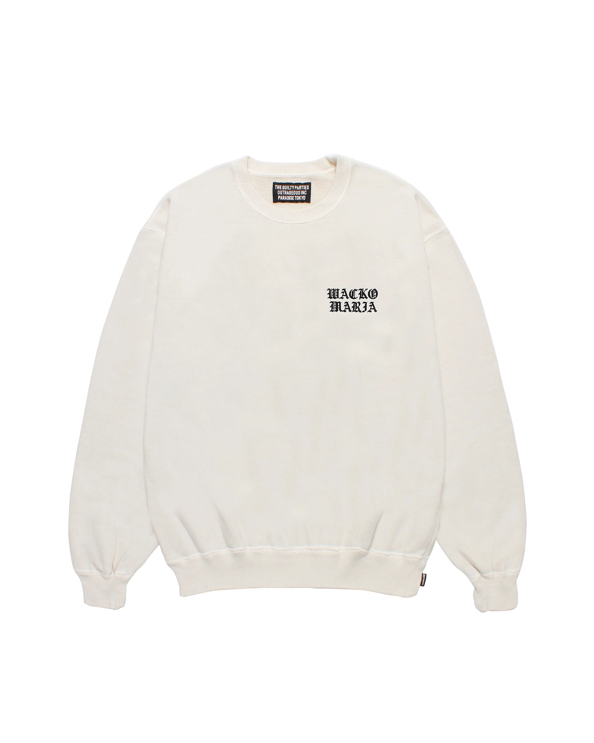 WACKO MARIA / WASHED MIDDLE WEIGHT CREW NECK SWEAT SHIRT (26SSE-WMC-SS3)