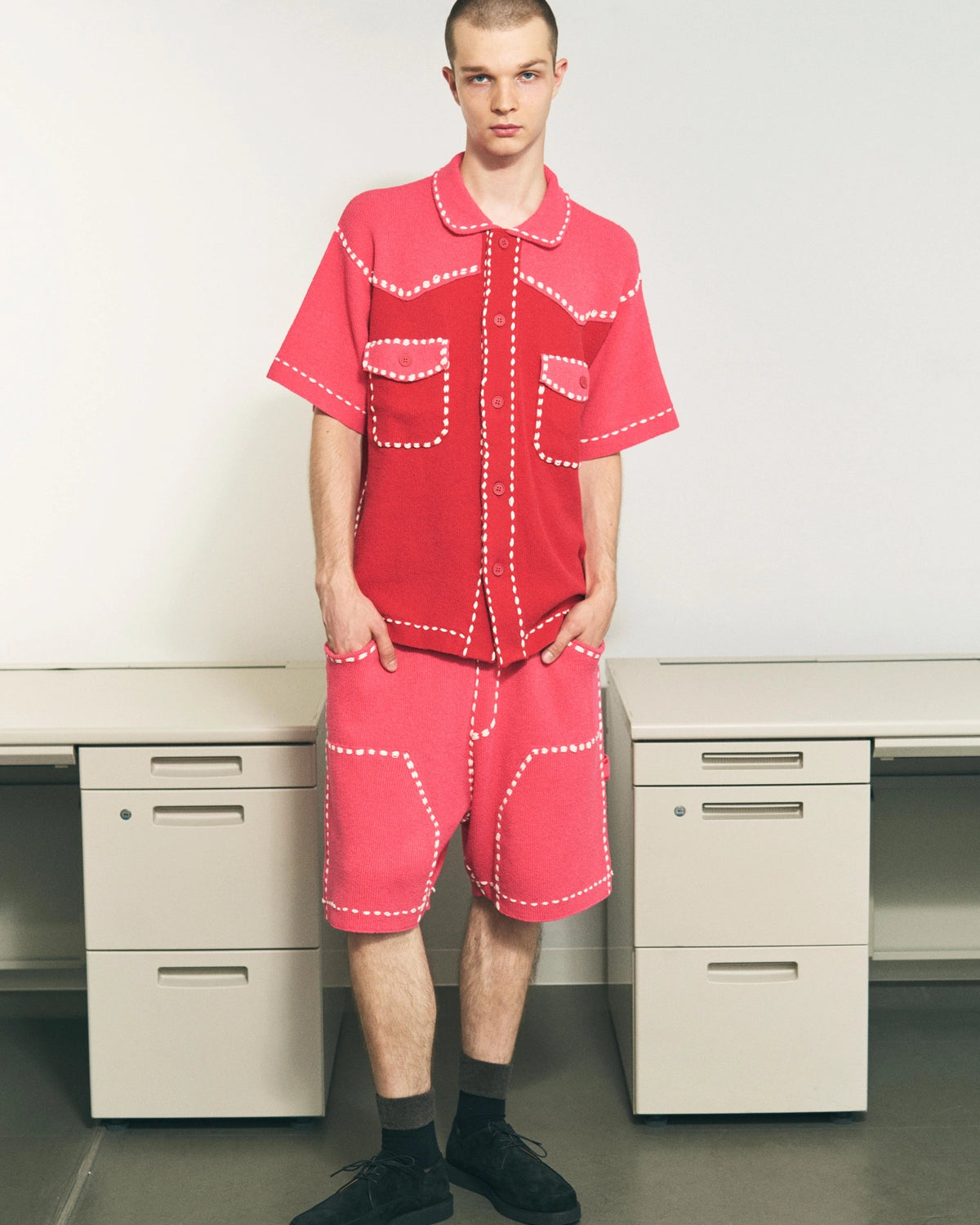 PHINGERIN / SUMMER PG1 DOUBLE KNEE SHORTS (PD-261-KSBT-061)