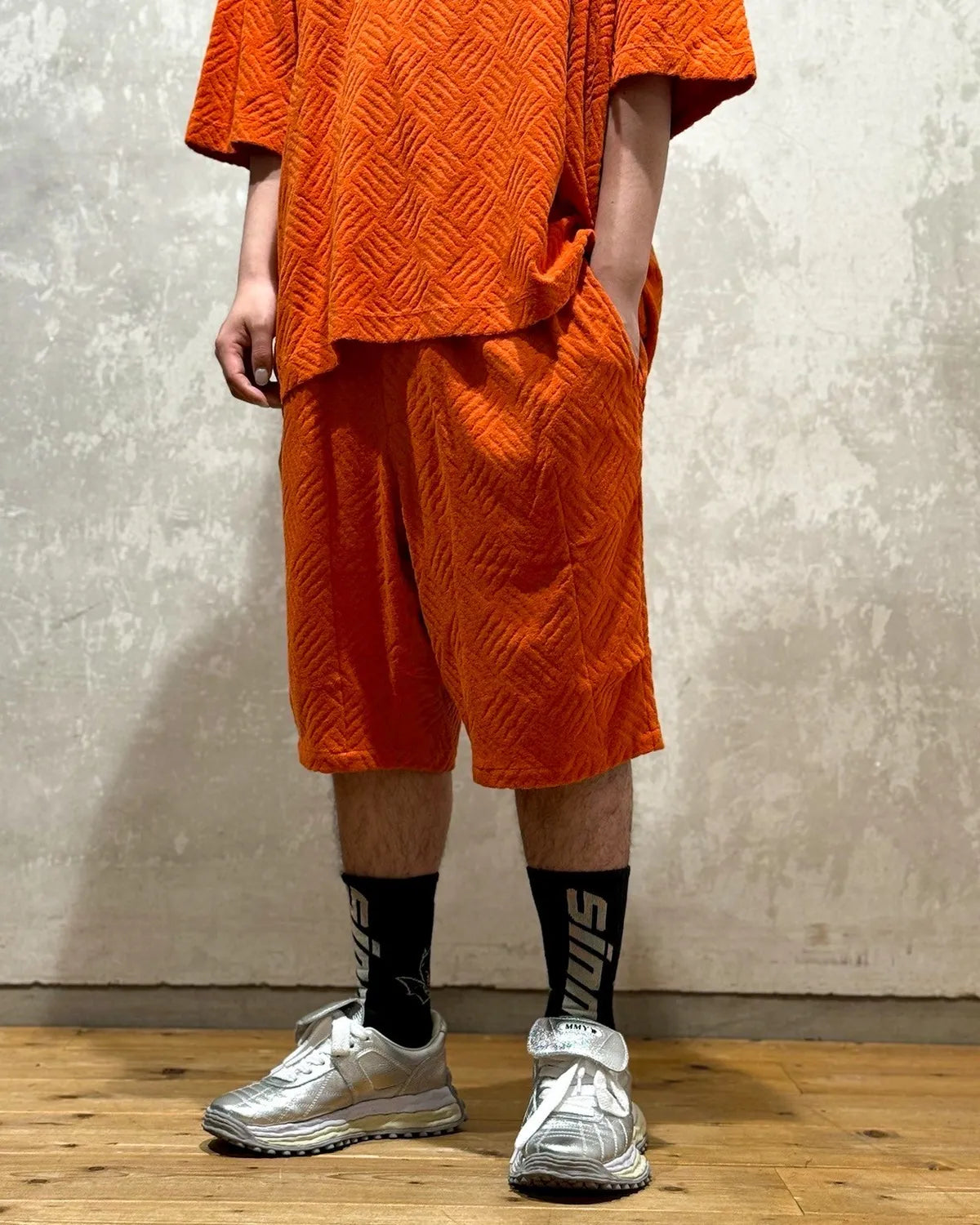 TIGHTBOOTH / CHECKER PLATE BIG SHORTS (00009088)