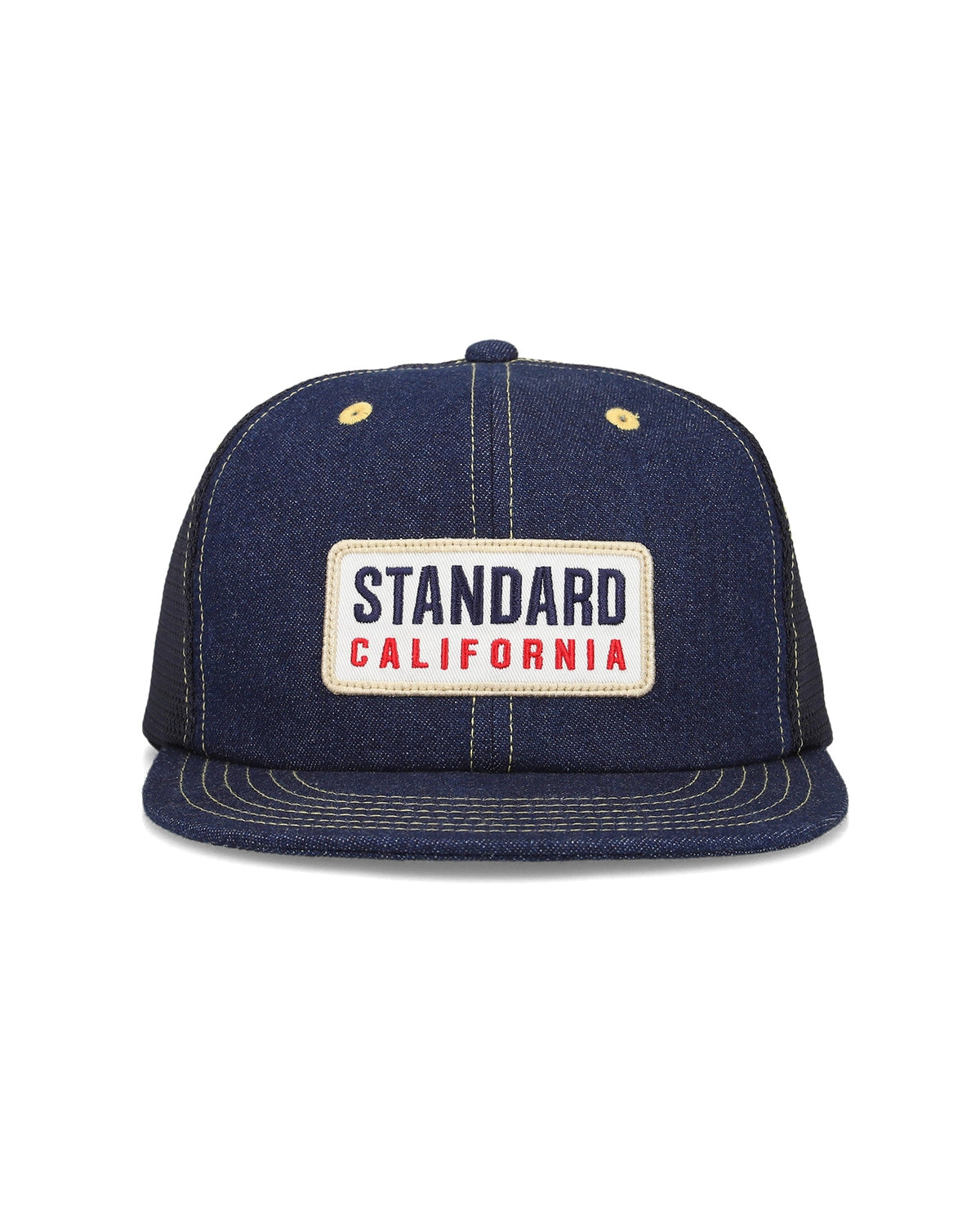 STANDARD CALIFORNIA /  Box Logo Patch Denim Mesh Cap (2000000399690)