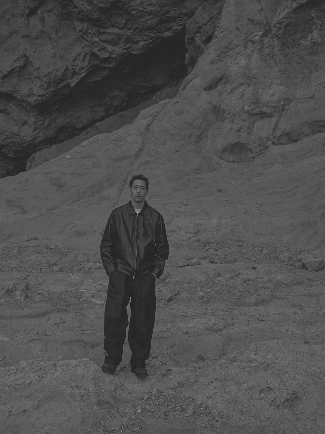 LASTMAN / LEATHER DRIZZLER JACKET feat.©︎SAINT Mxxxxxx (261LM-JK03)