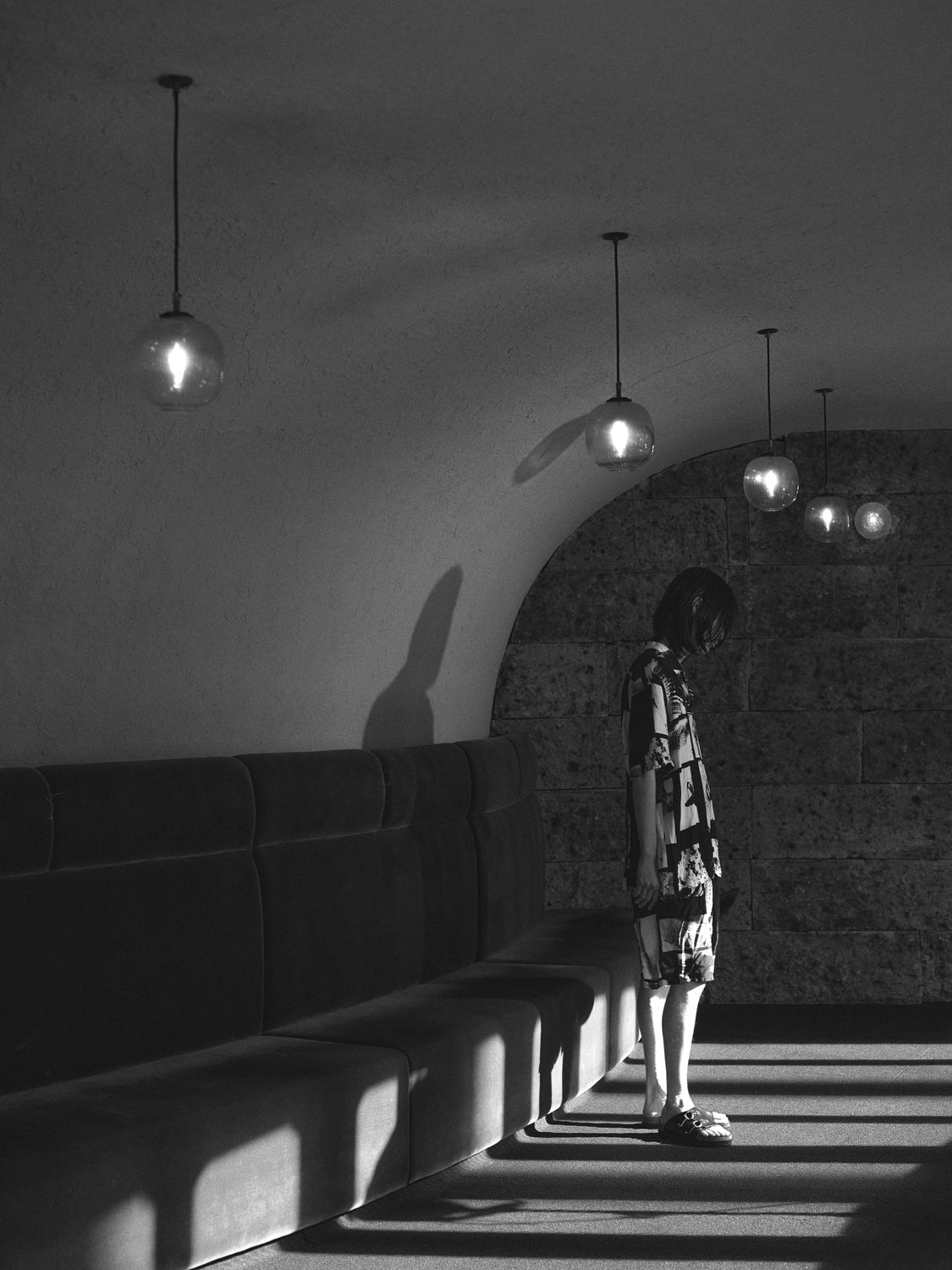 LASTMAN / PRINTED OPEN COLLOAR SHIRTS feat.UG (261LM-SH01)