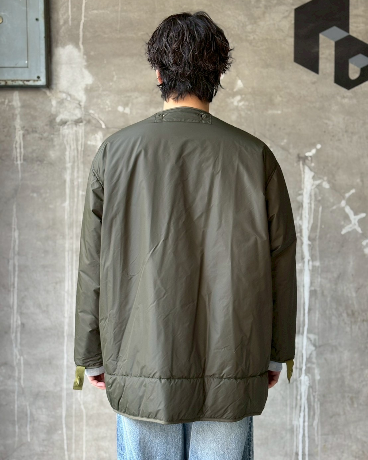 Graphpaper × N.HOOLYWOOD / Suvin Herringbone Fishtail Mods Coat (GM254-10060N)