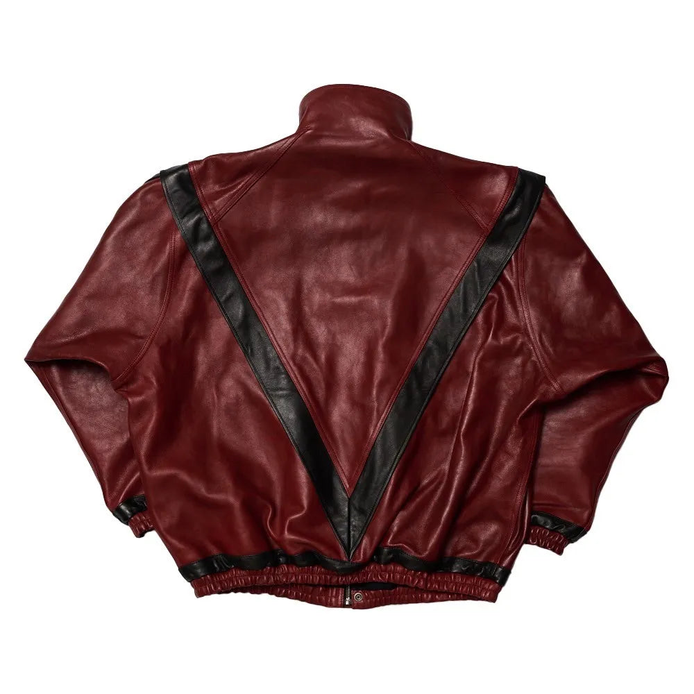 doublet / LEATHER TRACK JACKET (24AW04BL190)