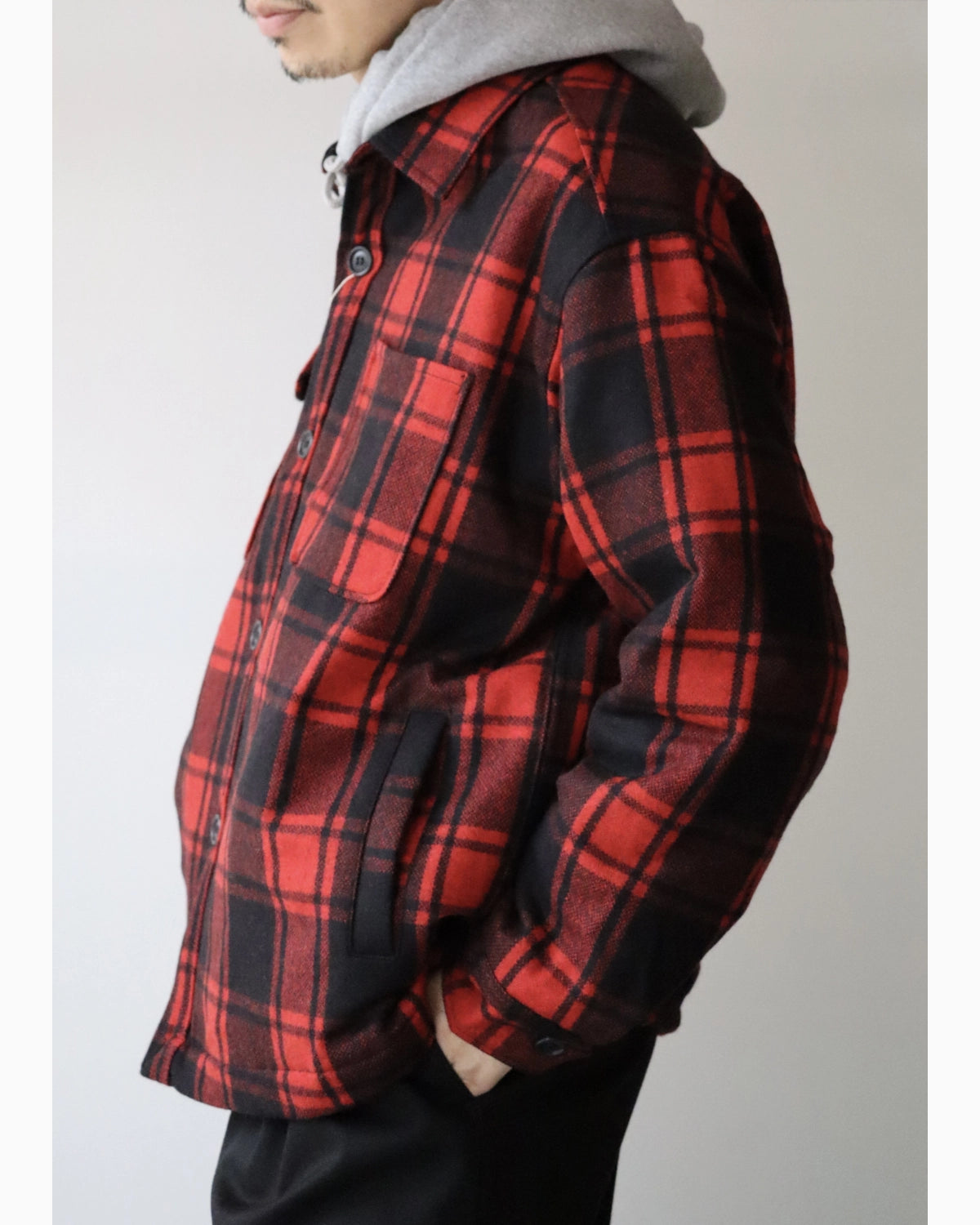 DESCENDANT / CRA90 PLAID JACKET POST O'alls (262PODS-JKM01)
