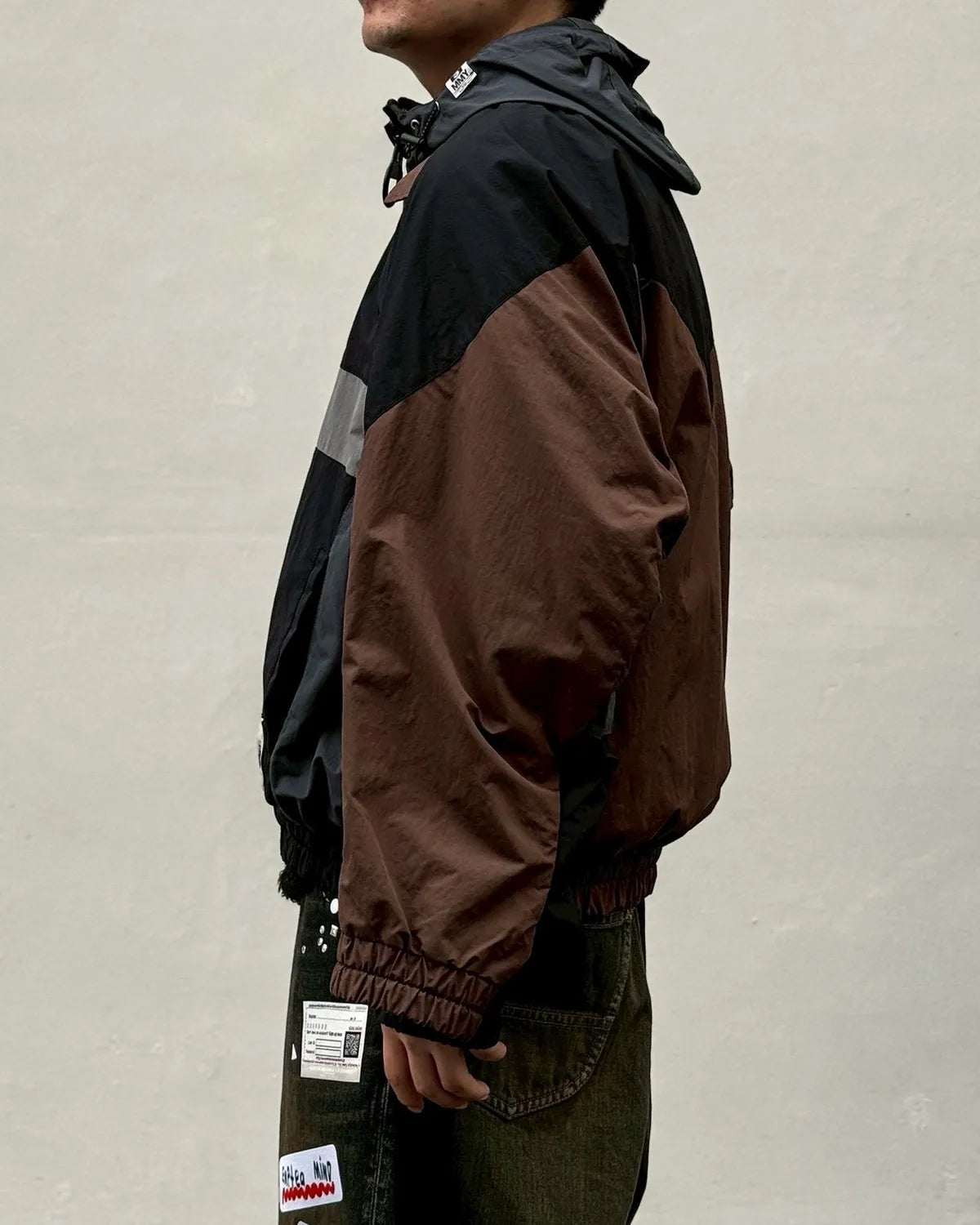 Maison MIHARA YASUHIRO / W SLEEVE NYLON JKT (A16BL062)