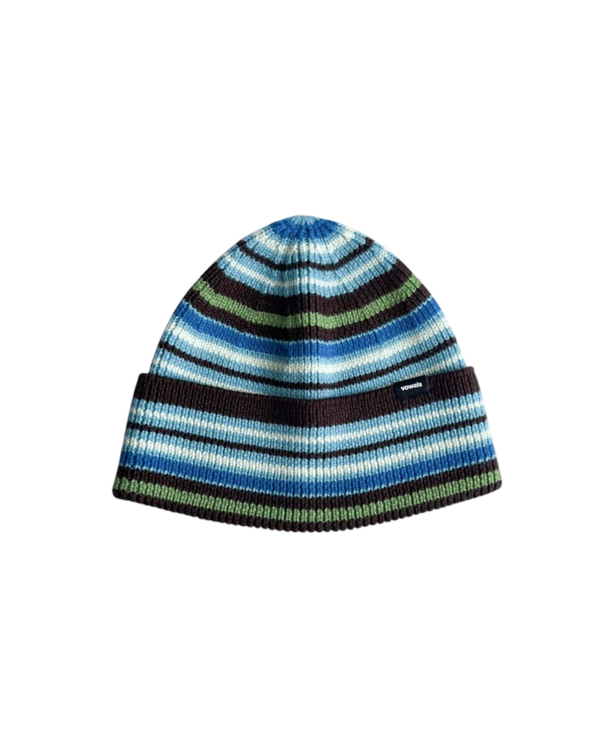 vowels / Stripe Beanie (VO-26AW-AC066)