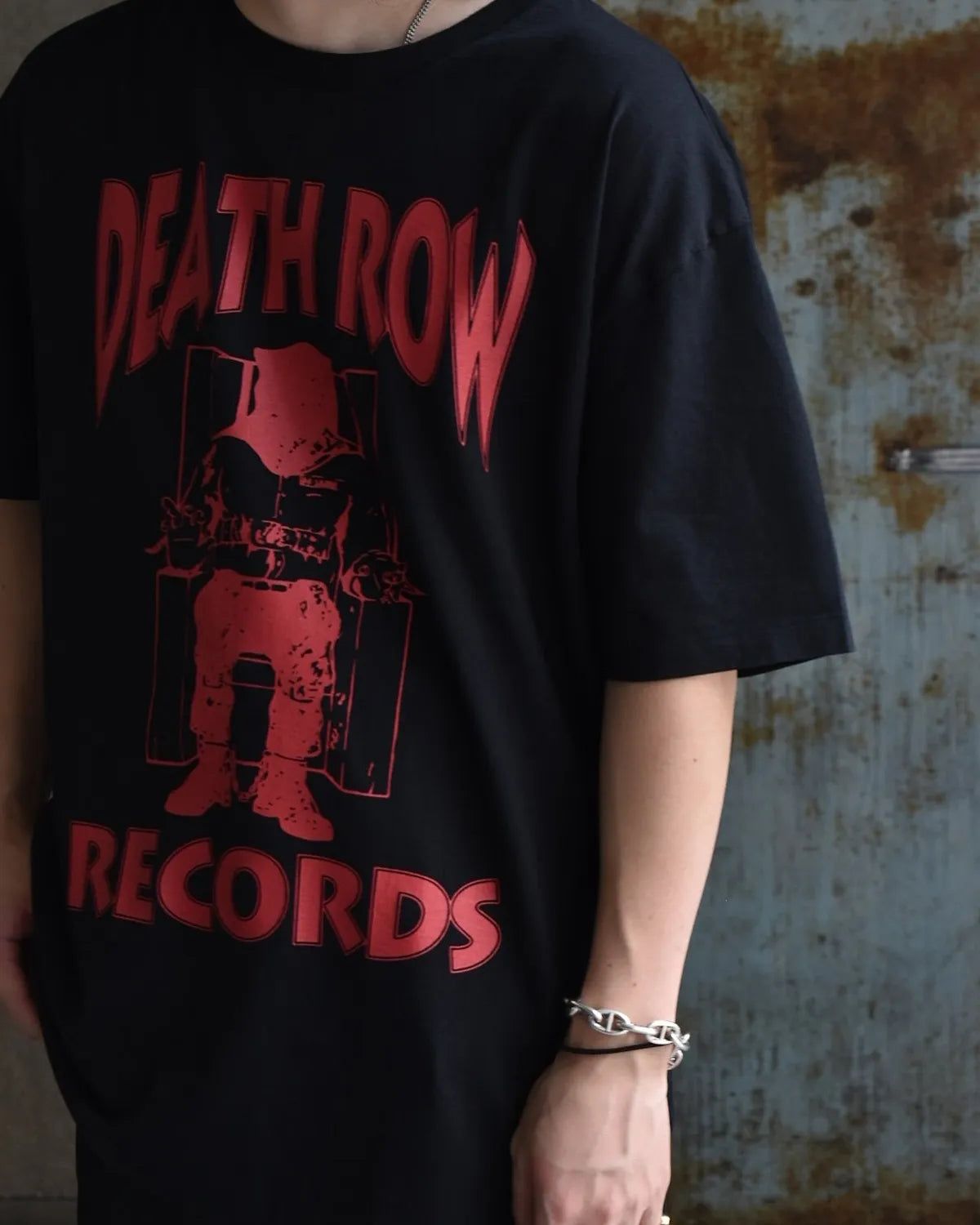 WACKO MARIA × DEATH ROW RECORDS / WASHED HEAVY WEIGHT T-SHIRT (DEATHROW-WM-WT01)