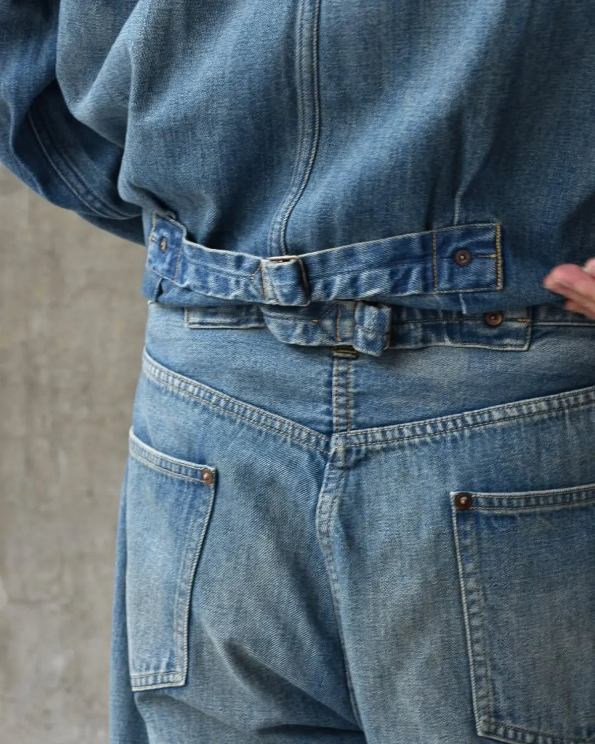 A.PRESSE / No.22 Washed Wide Denim Pants (25AAP-04-38)