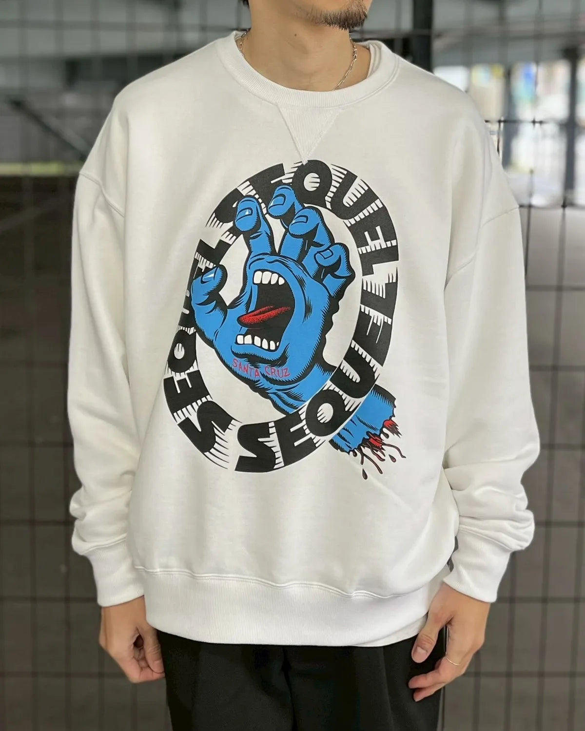 SEQUEL /SEQUEL×SANTA CRUZ CREW NECK SWEAT (SQ-25AW-SCCS-01)