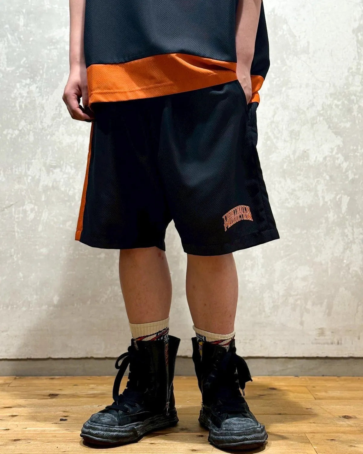 TIGHTBOOTH / COLLEGE DOBBY SHORTS (00009402)